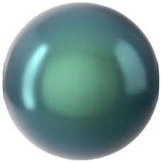 Swarovski 5810 İnci 8mm Crystal Iridescent Tahitian Look Pearl (2004) - Petrol Yeşili Renkte İnci Boncuk
