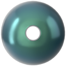 Swarovski 5810 İnci 8mm Crystal Iridescent Tahitian Look Pearl (2004) - Petrol Yeşili Renkte İnci Boncuk