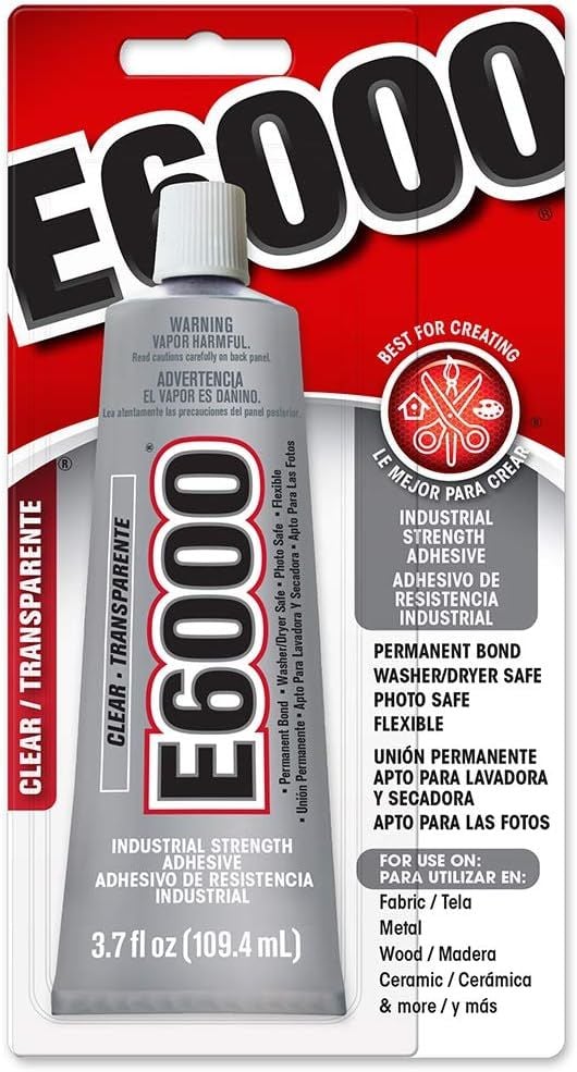 E6000 Original Transparent Stone Adhesive 109.4ml