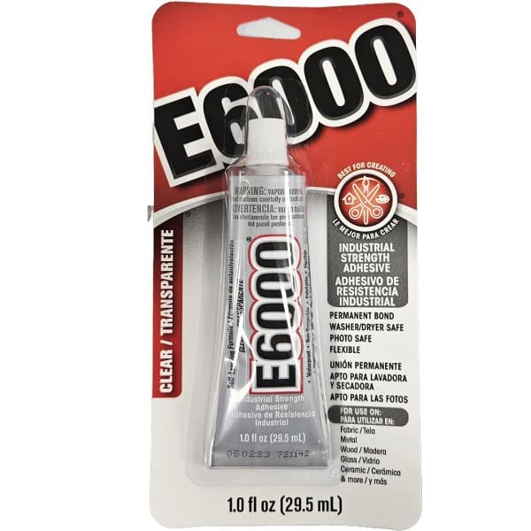 E6000 Original Transparent Stone Adhesive 29.5ml