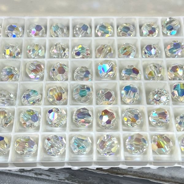5000 8mm Crystal AB 2x (001AB2x) - Janjan Top Boncuk