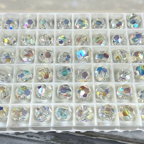 5000 4mm Crystal AB 2x (001AB2x)- Janjan Top Boncuk