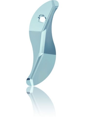 6525 28mm Aquamarine (202) - S Şekilli Kolye Ucu