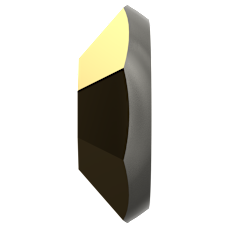 Swarovski 2000 Altı Düz SS3 Crystal Aurum (001 AUR) F - Altın Renkli Mini Kristal Taş