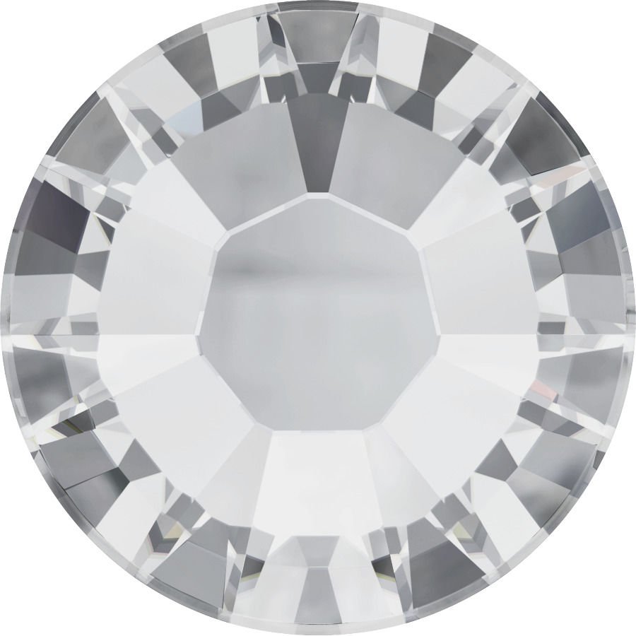 2038 SS6 Crystal (001) Hotfix - Beyaz Ütüyle Yapıştırma Taş
