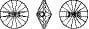3015 10mm Crystal (001) F Kristal Düğme