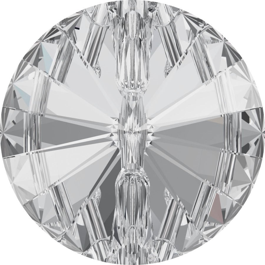 3015 12mm Crystal (001) F Kristal Düğme