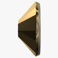 Swarovski 2058 Altı Düz SS 7 Crystal Aurum F (001 AUR) - Yuvarlak Altın Rengi Kristal Taş