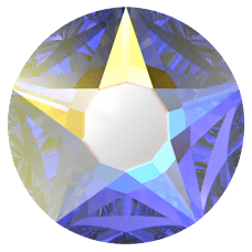 2100 SS30 Crystal Aurora Boreale (001AB) Foiled - Janjan Yıldız Kesimli Altı Düz Kristal Taş