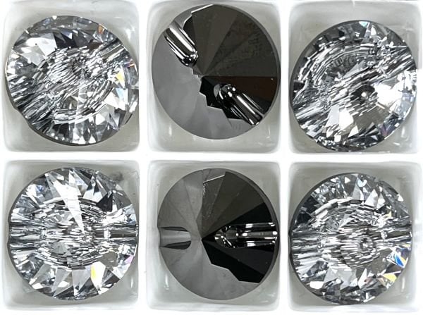 3015 18mm Crystal (001) M Kristal Düğme