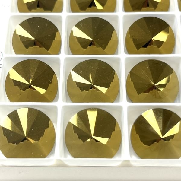 3015 18mm Crystal Dorado (001DOR) M Crystal Button