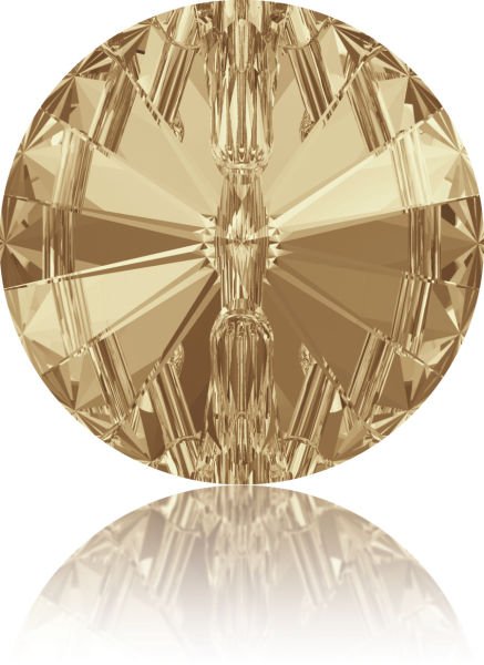 3015 14mm Crystal Golden Shadow (001GSHA) F Kristal Düğme