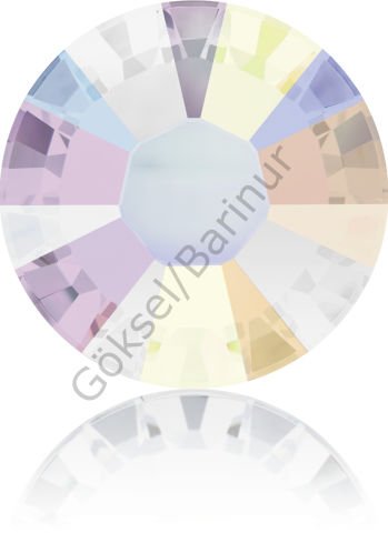 2038 SS34 Crystal AB (001AB) Hotfix Adhesive Stone - 72 or 144 Piece Package Options