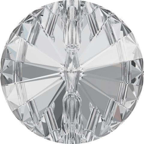 3015 23mm Crystal (001) Foiled Crystal Button