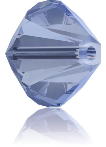 Swarovski 5328 Bicone Boncuk 4mm Recreated Ice Blue (1405)  - Buz Mavisi Kesme Boncuk