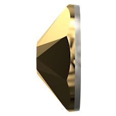 Swarovski 2088 Altı Düz SS34 Crystal Aurum (001AUR) Foyalı - Yuvarlak Altın Renkli Kristal Taş