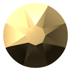 Swarovski 2088 Altı Düz SS30 Crystal Aurum (001AUR) Foyalı - Yuvarlak Altın Renkli Kristal Taş