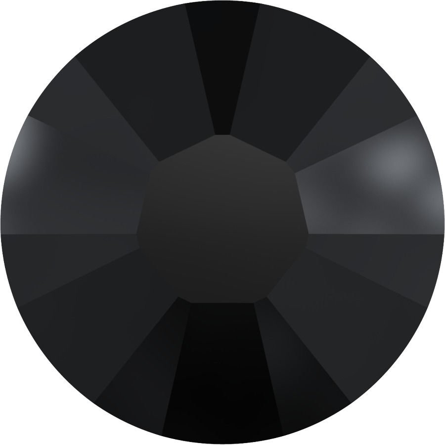 Swarovski 2038 Hotfix SS6 JET (280) - Siyah Yapıştırma Taş - 1440 adet