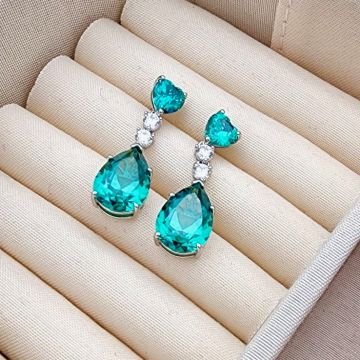 Alexandrite Taşlı Damla Küpe