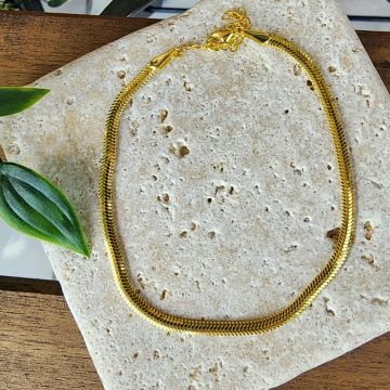 Gold Yılan Zincir Halhal