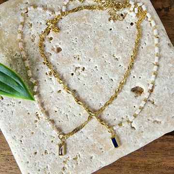 Charm İthal Zincir Beyaz Halhallar