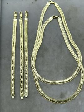 İtalyan Hasır Bileklik Gold