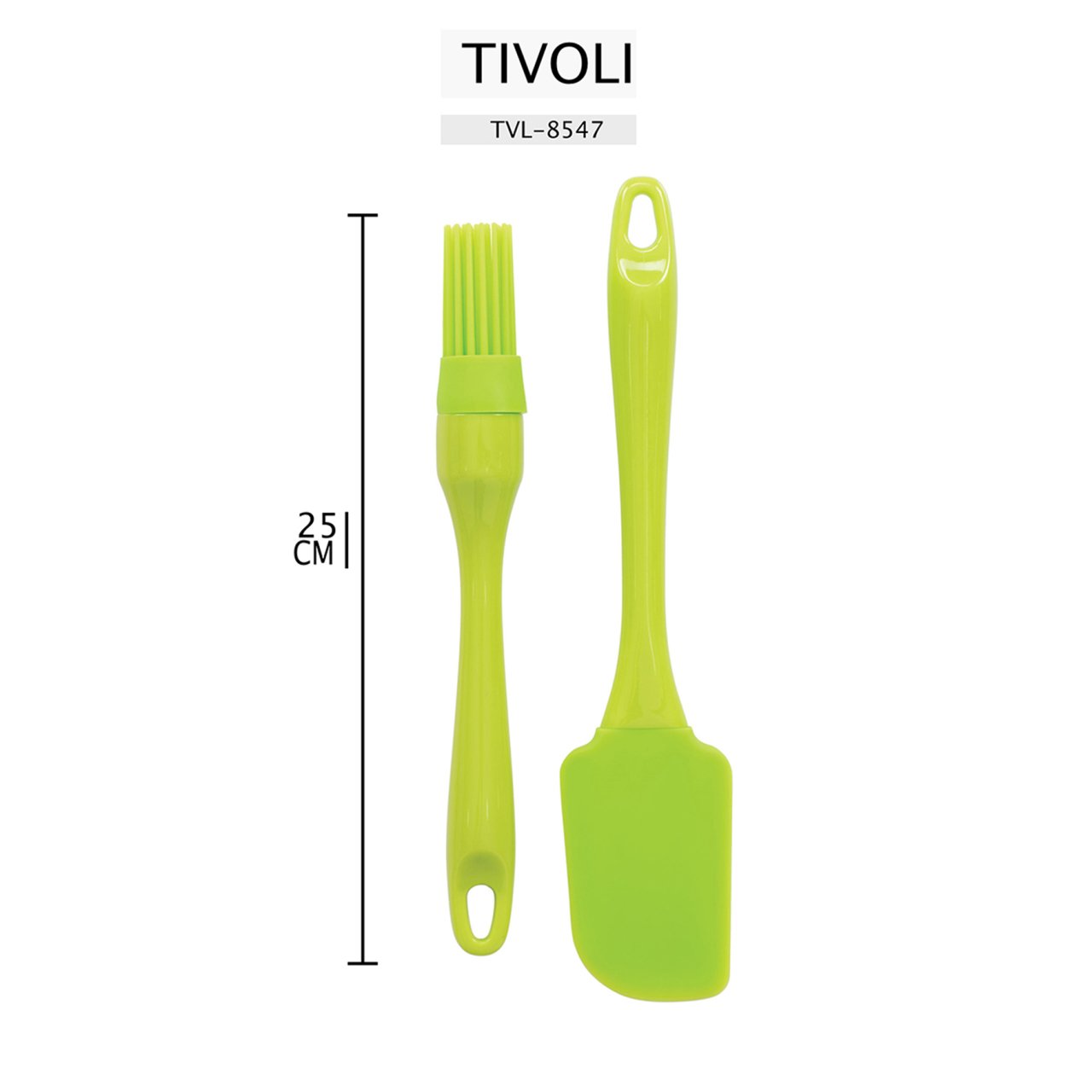 Tivoli Colorato Silikon Spatula Fırça Seti