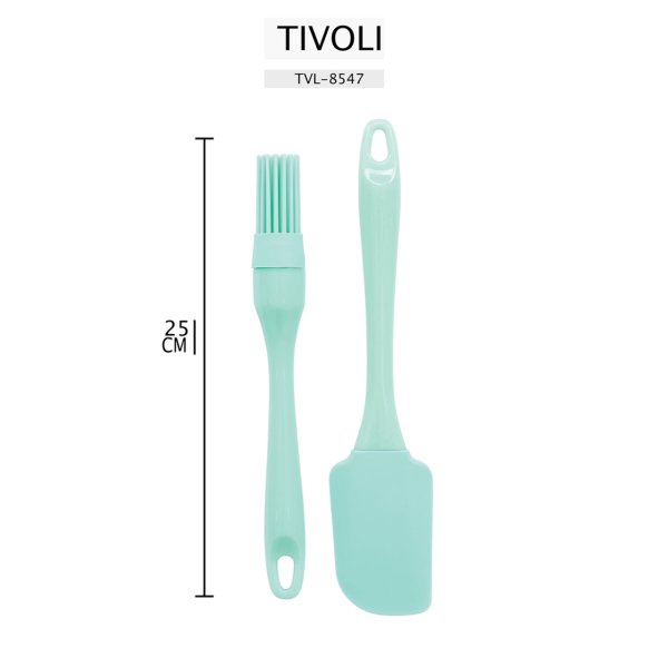 Tivoli Colorato Silikon Spatula Fırça Seti