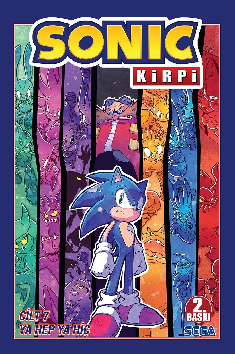 Kirpi Sonic Cilt 7 - Ya Hep Ya Hiç (2.Baskı)