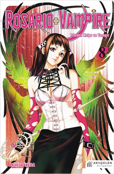 Rosario + Vampire - Tılsımlı Kolye ve Vampir Cilt 8