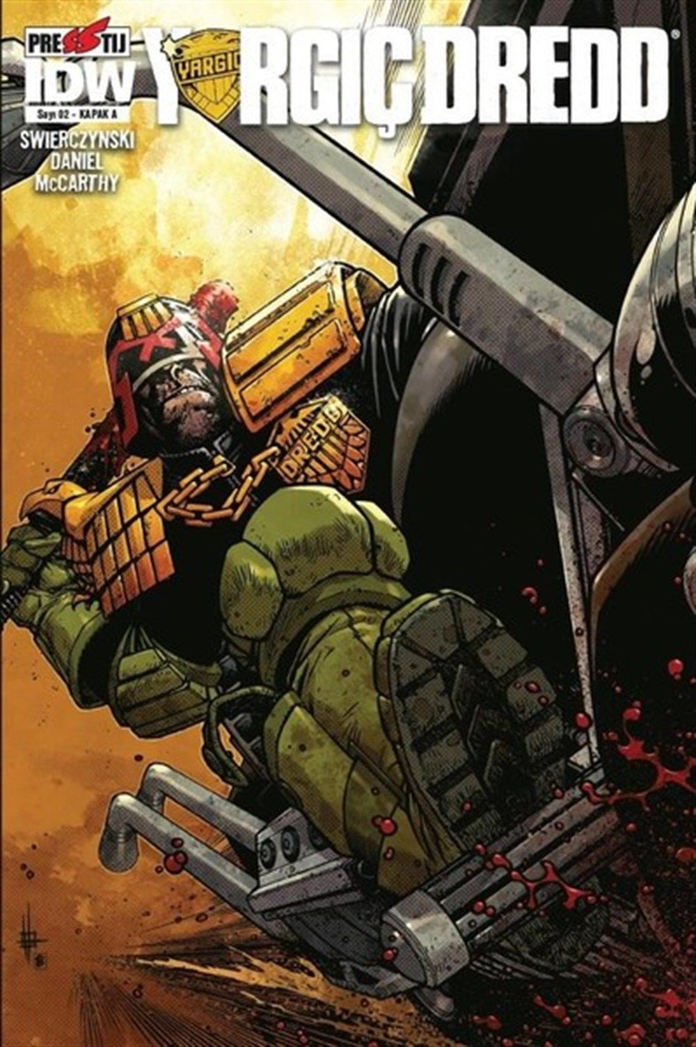 Yargıç Dredd Sayı 2 - Kapak A