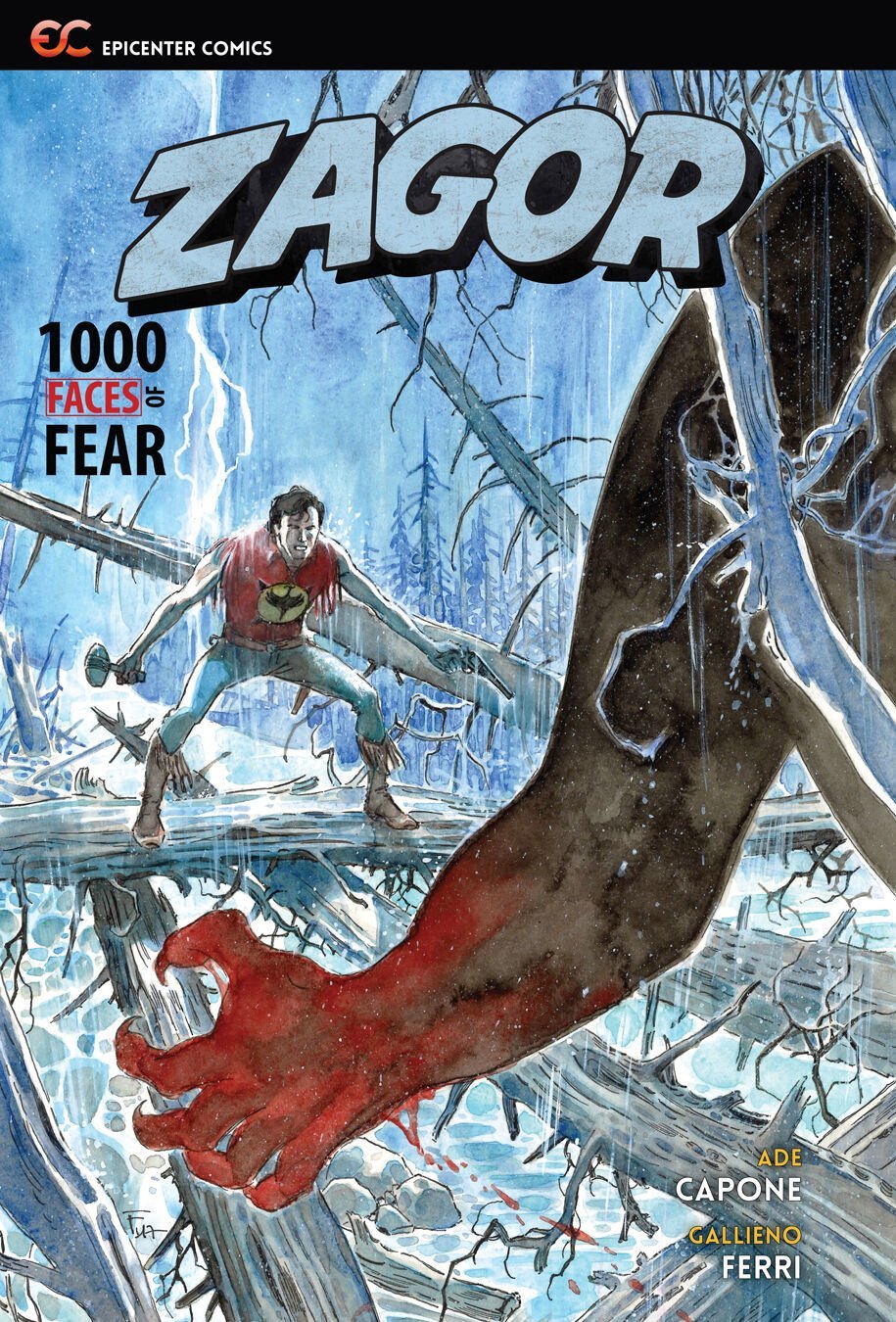 Zagor: 1000 Faces of Fear (2017 Paperback) (Frisenda cover)