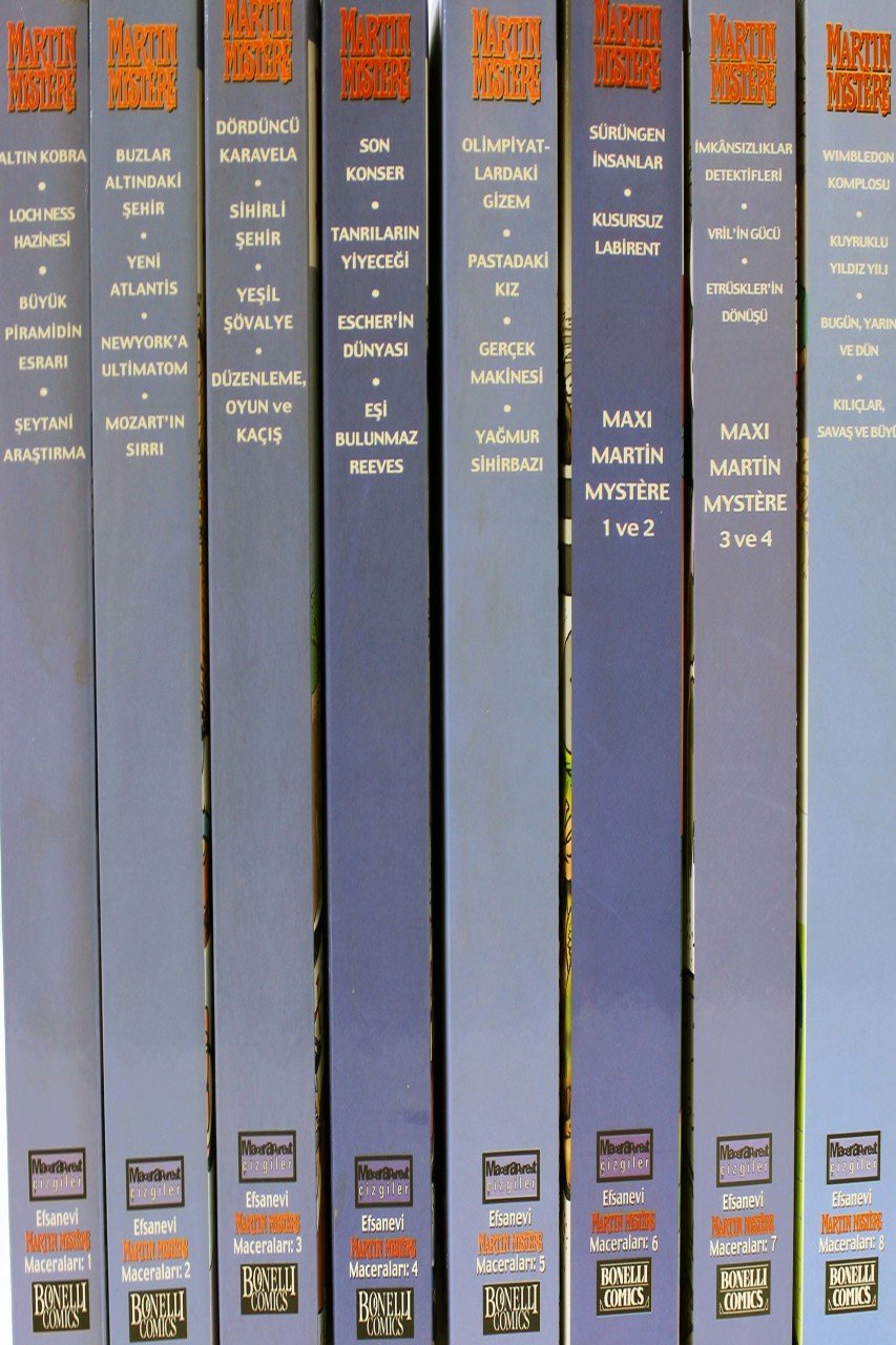Efsanevi Martin Mystere Maceraları Set (8 Kitap)