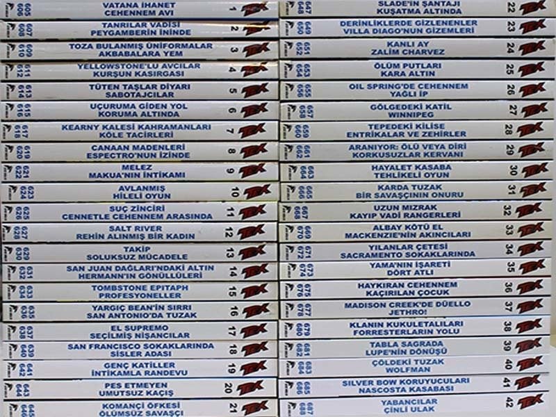 Tex Aylık Seri Takım (49 Kitap)