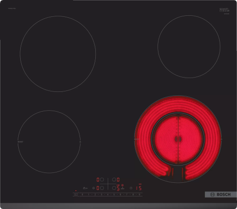 Bosch PKF631FP2E Siyah Seramik Elektrikli Ankastre Ocak