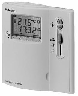 SIEMENS RDE 100.1  Dijital LCD Ekran Oda Termostatı (Haftalık Programlanabilir)