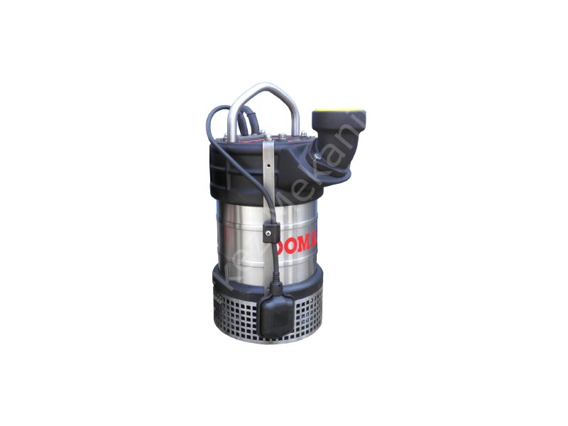 DOMAK ASG257 4HP 380V Gömlekli Paslanmaz Çelik Gövdeli Atık Su Dalgıç Pompası