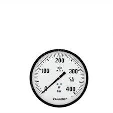 PAKKENS Alttan Çıkışlı Ø100mm Hassas Manometre KL1,0
