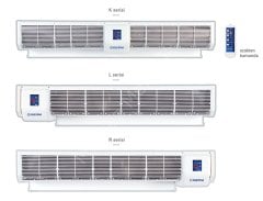 Olefini KWH-18 Genel Tip Su Ve Buhar Serpantinli Hava Perdesi