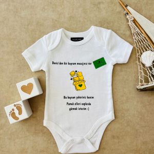 Pamuk Elleri Ceplerde Görmek İsterim - Özel Tasarım Bebek Body/Zıbın Baby Bodysuit