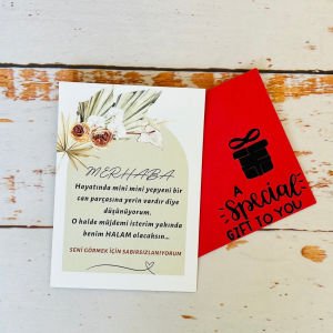 Yepyeni Bir Can Parçası Bebek Müjde Hediye Kutusu Mini – Hala İçin