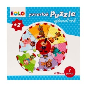 Eolo Yuvarlak Puzzle Eğlenceli Sirk