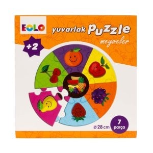 Eolo Yuvarlak Puzzle Meyveler