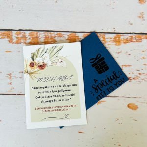 En Özel Duygu Bebek Müjde Hediye Kutusu - Baba İçin