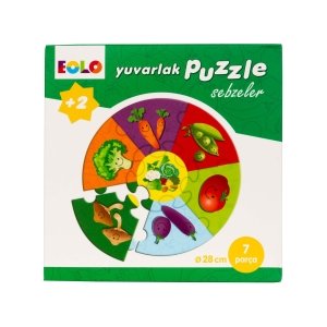 Eolo Yuvarlak Puzzle Sebzeler