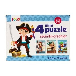 Eolo 4 Mini Puzzle - Sevimli Korsanlar