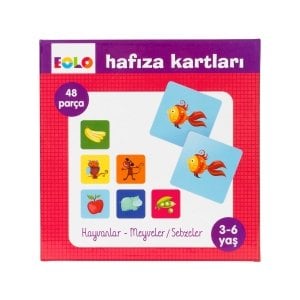 Eolo Hafıza Kartları – Hayvanlar & Meyveler-Sebzeler