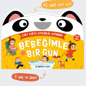 Bi Kutu Oyun Cırt Cırtlı Etkinlik Kitabım - Bebeğimle Bir Gün