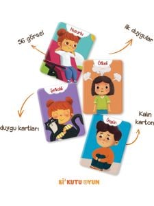 Bi Kutu Oyun Konuşturan Sorular - Duygu Kartları ve Kitap Seti