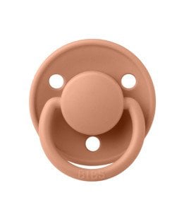 BIBS De Lux  Kauçuk Emzik Peach 6+ ay